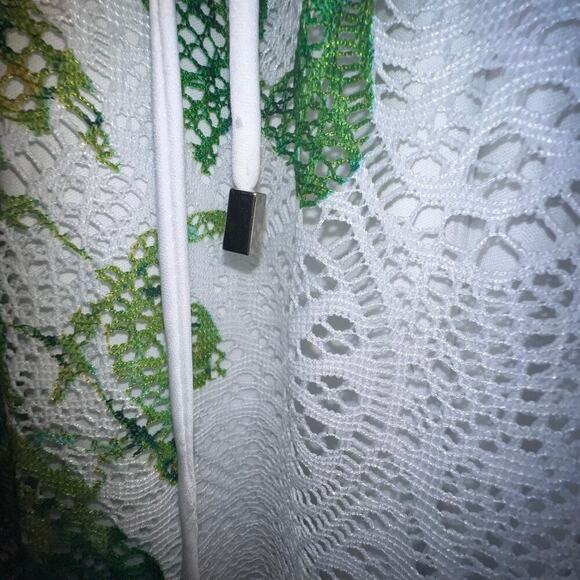 Catherine‘s women size 1X open knit overlay maxi sleeveless jeweled belt dress ￼ - Picture 7 of 11